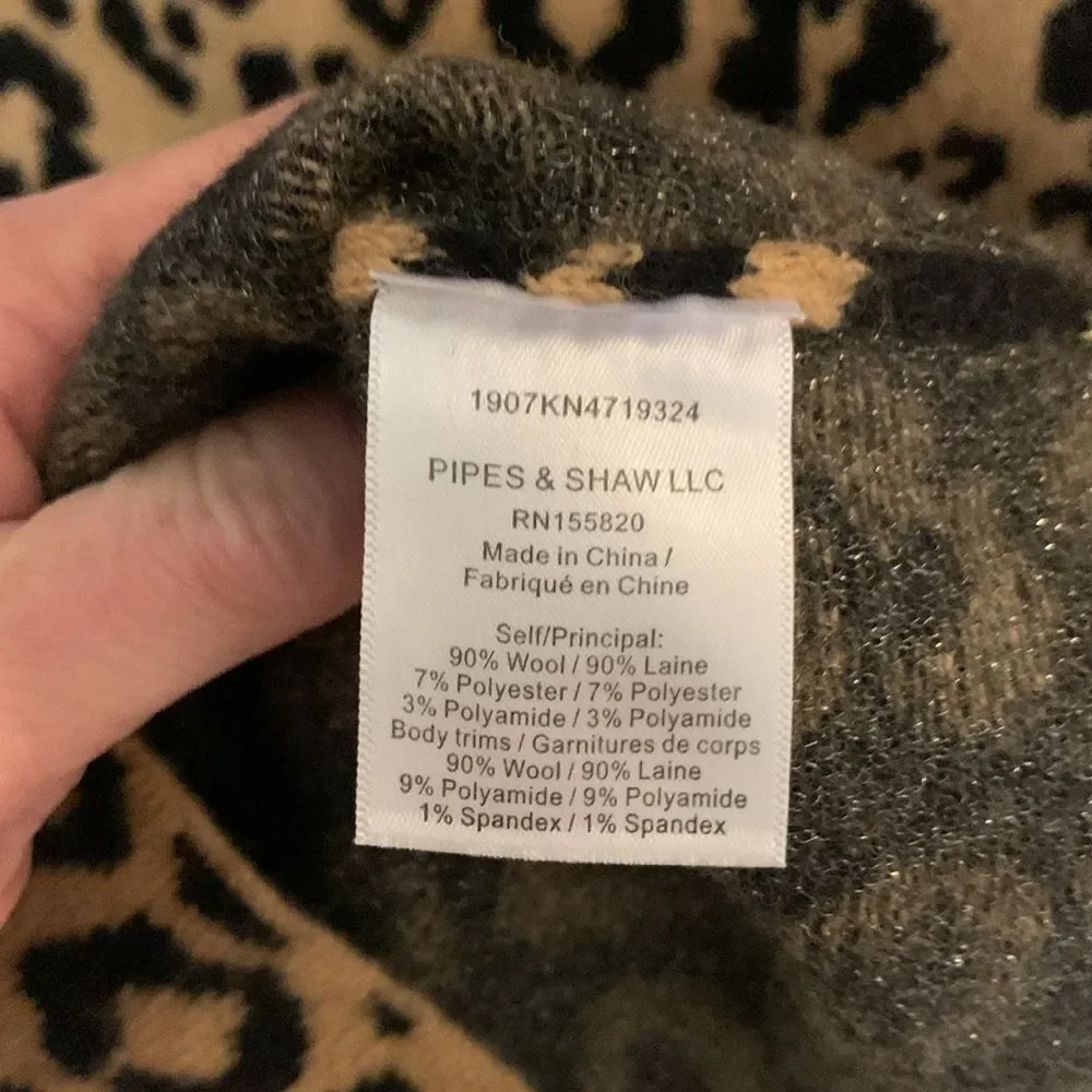 Veronica Beard Bethel leopard print wool pencil skirt - Picture 9 of 9